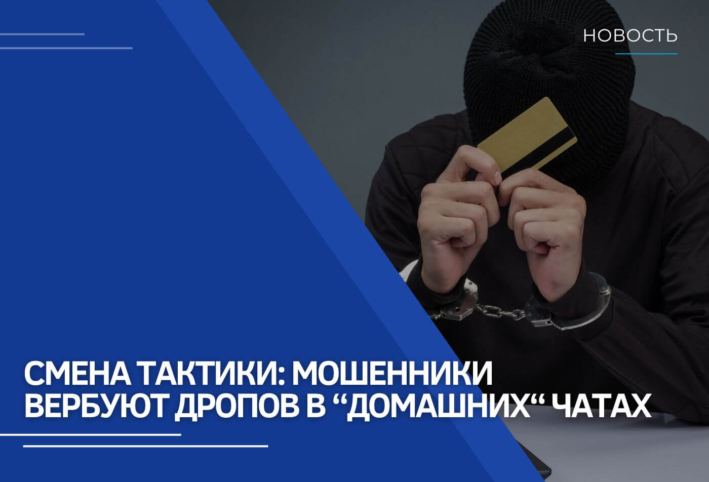 RTM Group предупреждает: мошенники вербуют дропов в «домашних» чатах |  Новости RTM Group