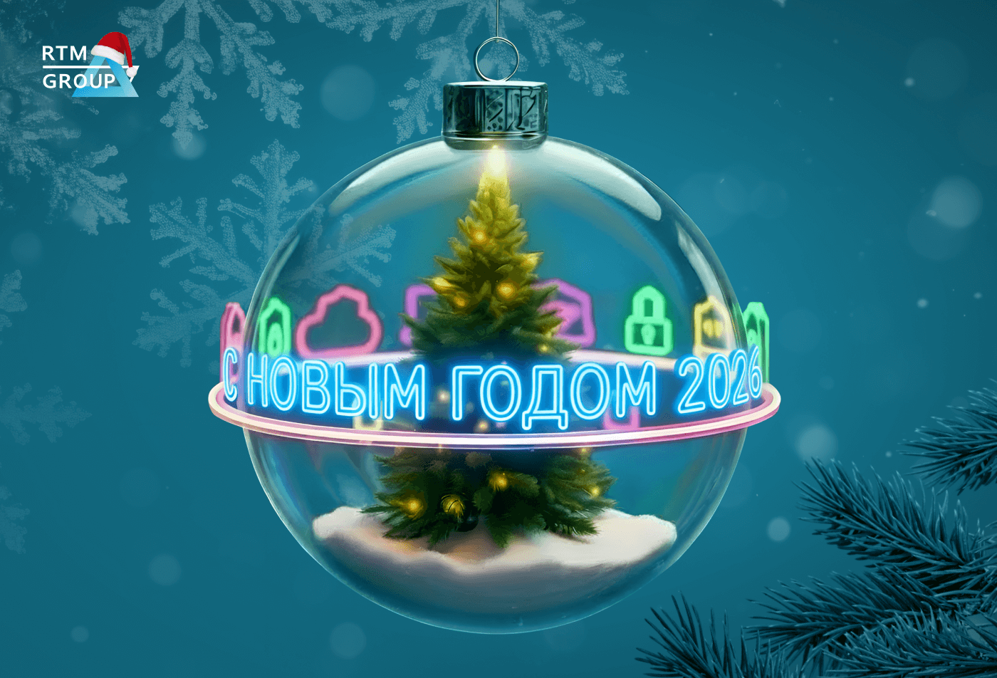 Команда RTM Group поздравляет вас с наступающим Новым годом!