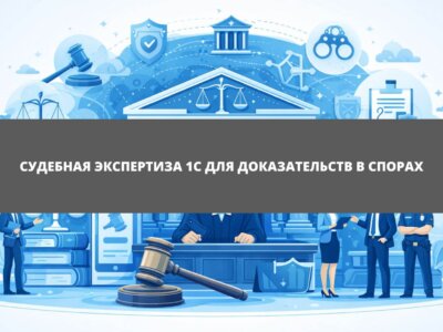 Статья Судебная экспертиза 1С для доказательств в спорах