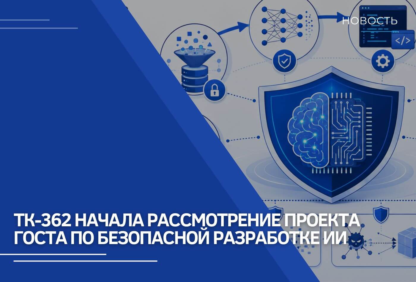 ТК-362 приступила к рассмотрению проекта национального стандарта о разработке безопасного программного обеспечения, реализующего технологии ИИ